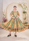 Kastoory Muslin Printed Long Western Dress Wholesale Market In Surat